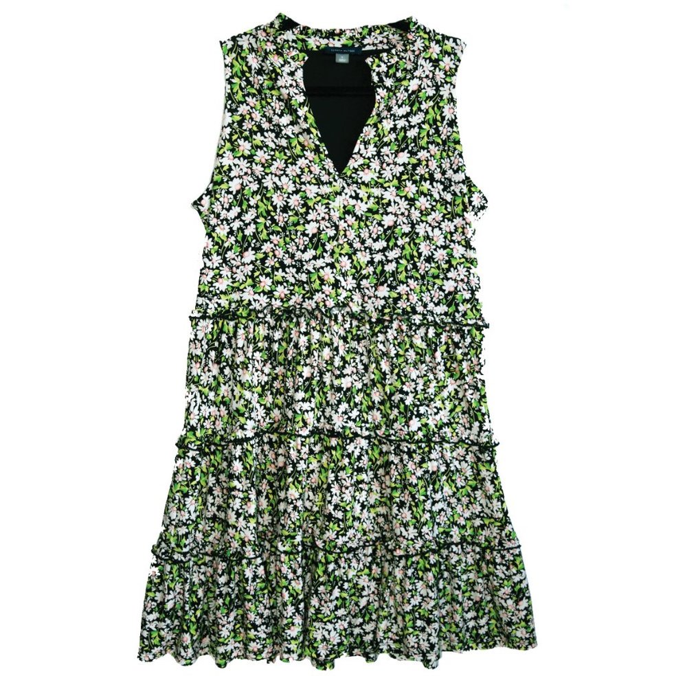 Tommy Hilfiger Ruffle Tiered Dress!
